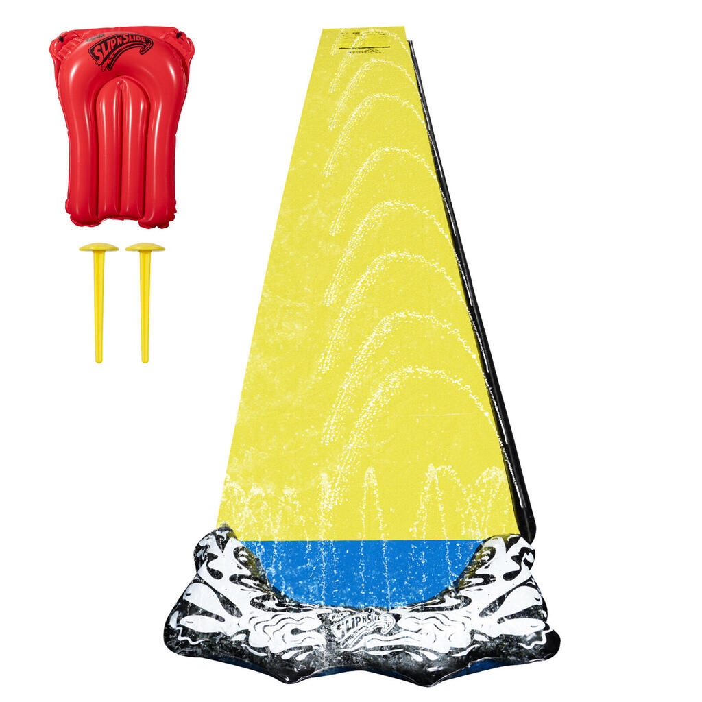 Slip N Slide Water Slide 18ft Double Lane with Splash Pool & 2 Boogie Boards