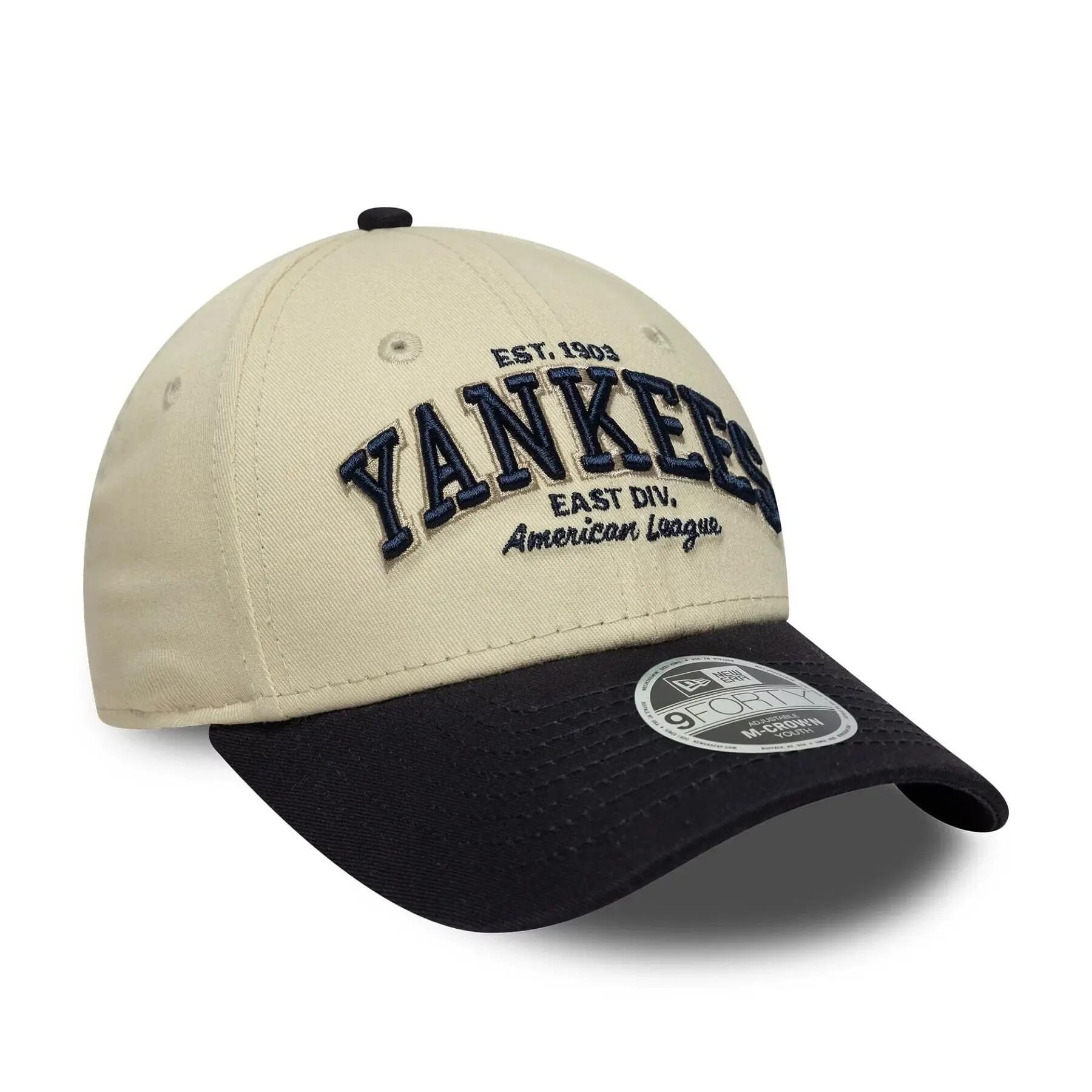 Cappellino da baseball ragazza New York Yankees New Era 9Forty M-Crown Wordmark 2/5