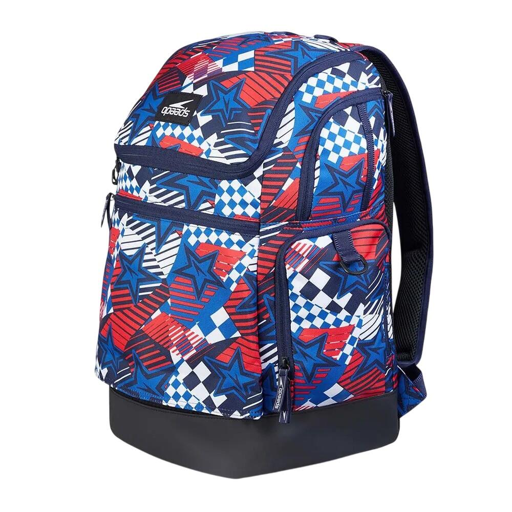 Sac À Dos TEAMSTER 2.0 (Bleu Pur / Cobalt / Corail Foncé) 3/4