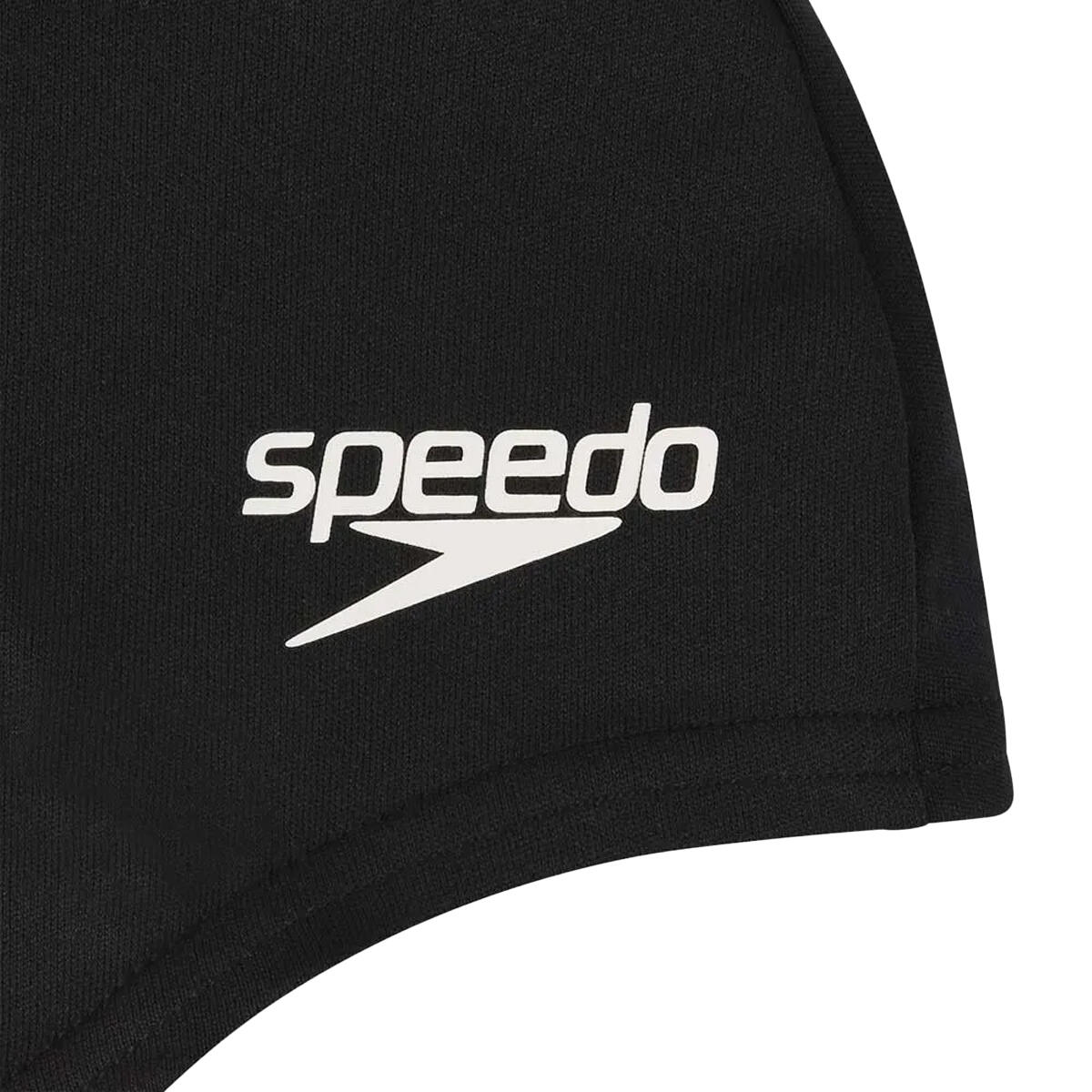 Childrens/Kids Polyester Swimming Cap (Black) 2/2