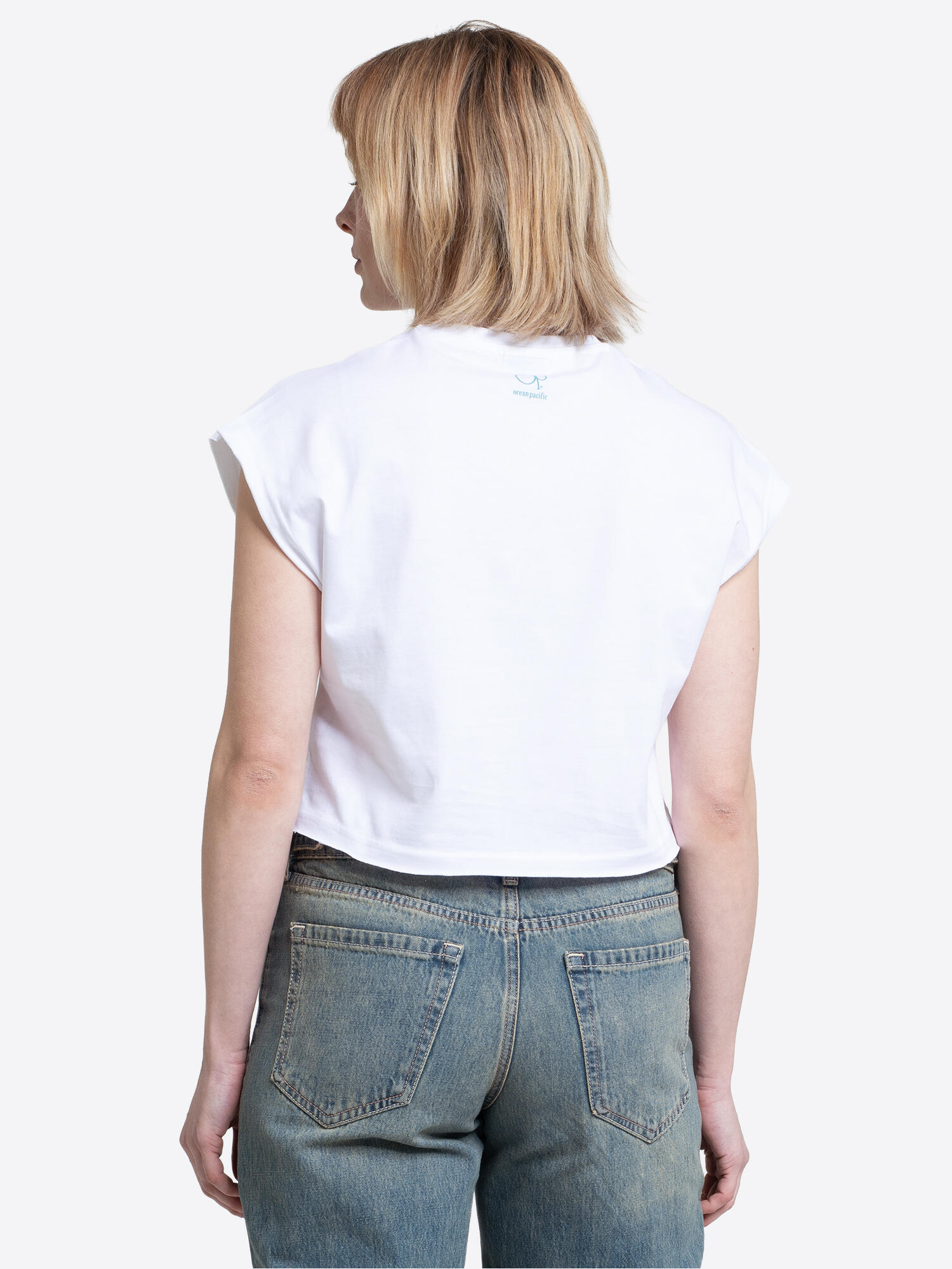 OCEAN PACIFIC Frauen ärmelloses T-Shirt Cropped NOOSA 5/6