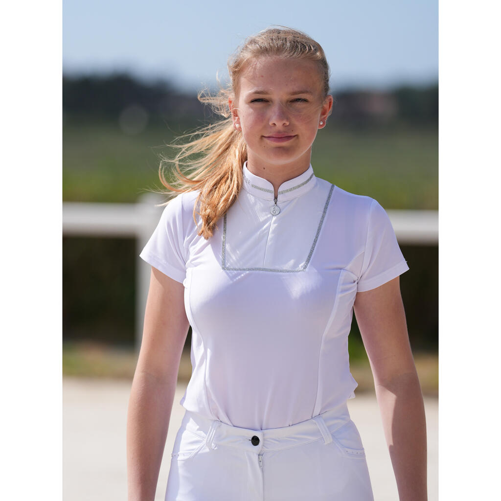 Women's riding polo shirt Le Sabotier Isaure