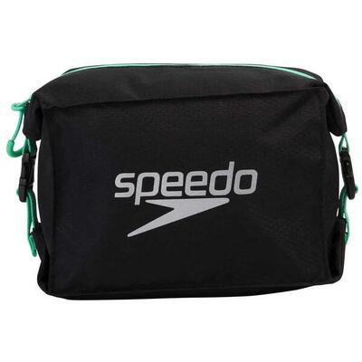 Logo 5L Beauty Case Speedo Nero Verde Fluorescente