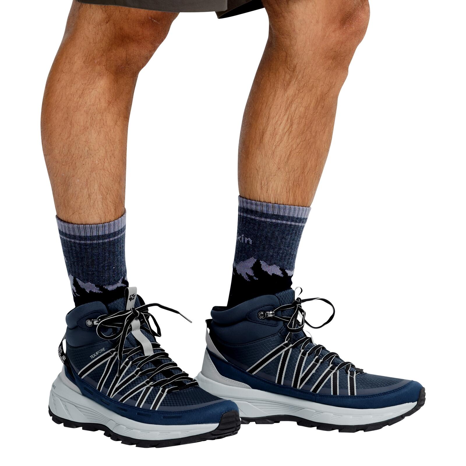 Wanderschuhe wasserdicht, atmungsaktiv Herren - Wild Hike Texapore Mid M 6/6