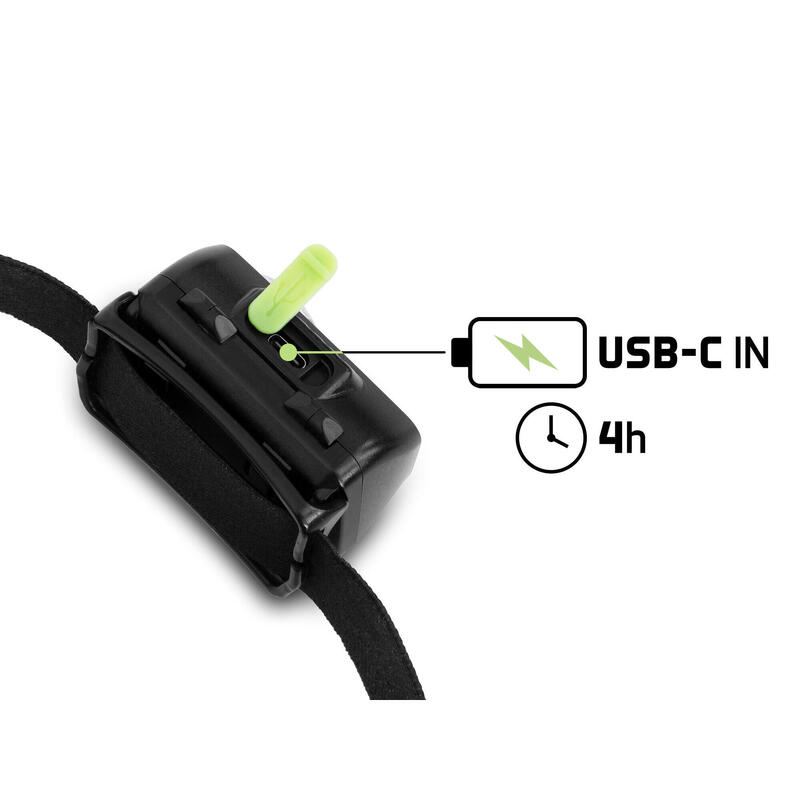 Far ORBIX 5W/1200mAh - far alb verde deschis