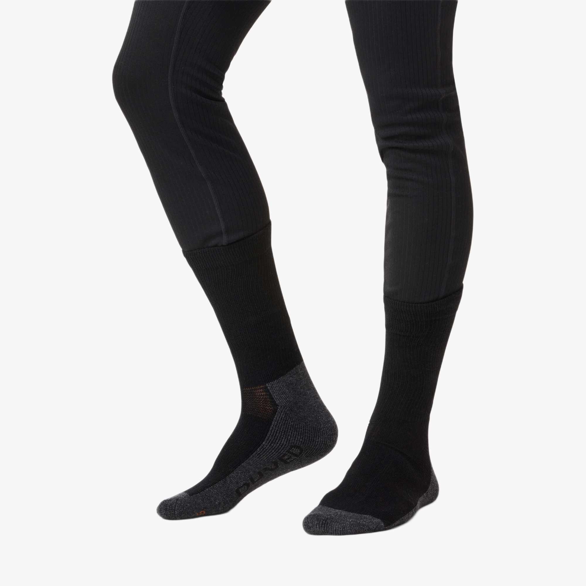 Chaussettes outdoor randonnée unisexe Duved active wool sock 2pk 2/4
