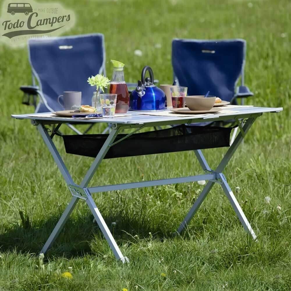Mesa de camping enrollable y regulable en altura Camp4 TITAN SPACE 2 - 140 x 80 2/7