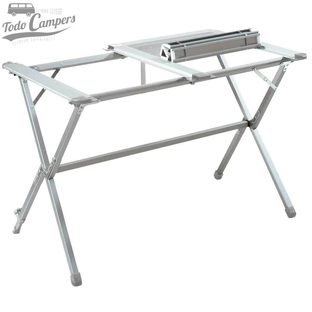 Mesa de camping enrollable y regulable en altura Camp4 TITAN SPACE 2 - 140 x 80 7/7