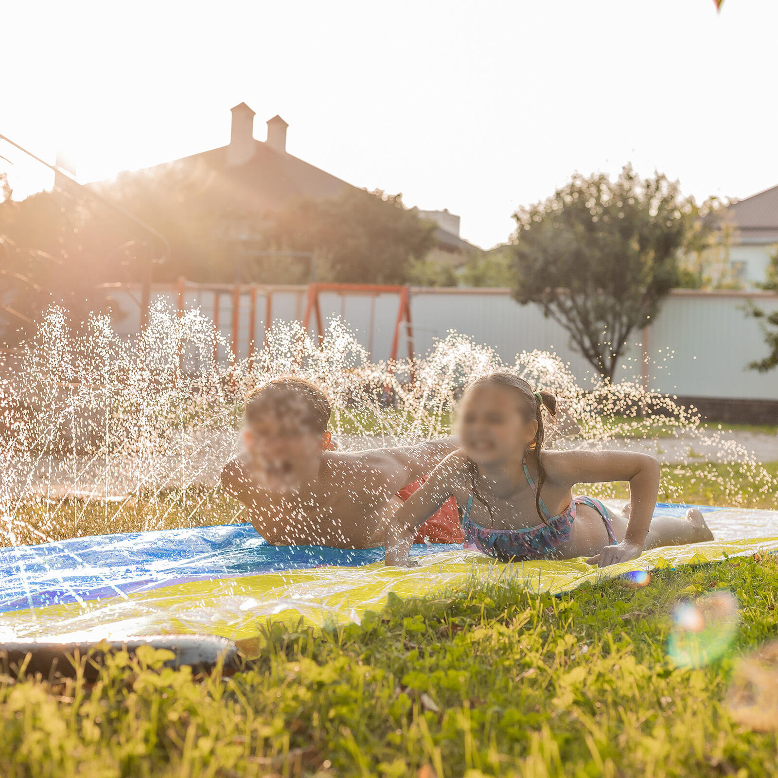 Slip N Slide Double Wave Rider 548,64cm com prancha boogie 7/7