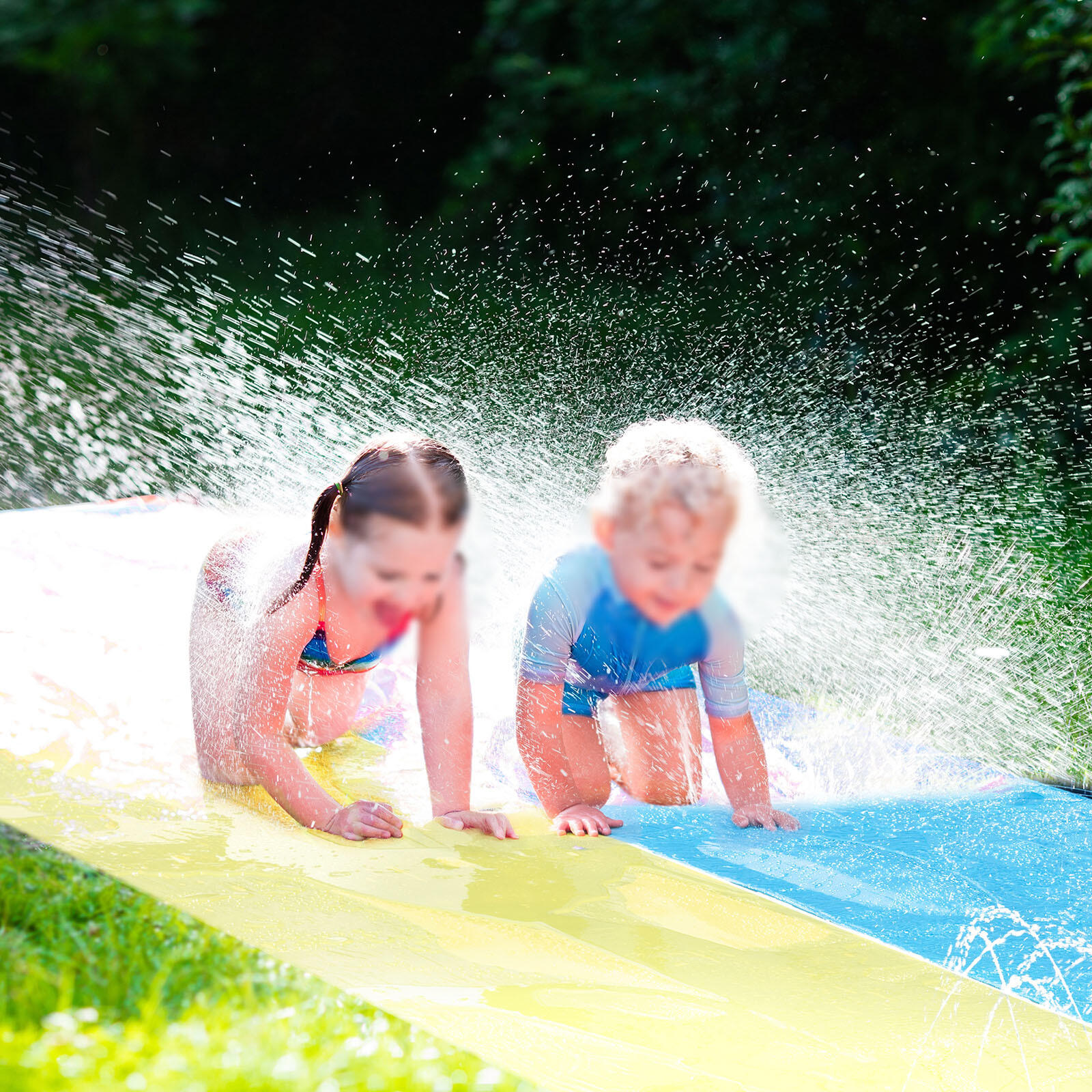 Slip N Slide Double Wave Rider 548,64cm com prancha boogie 4/7