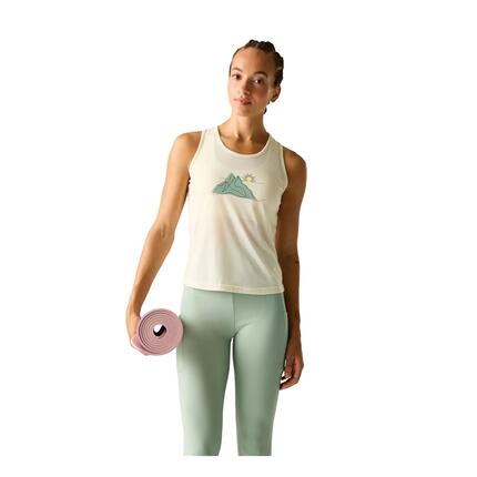 Débardeur Motif/style Montagne HARMONIC Femme (Crème)