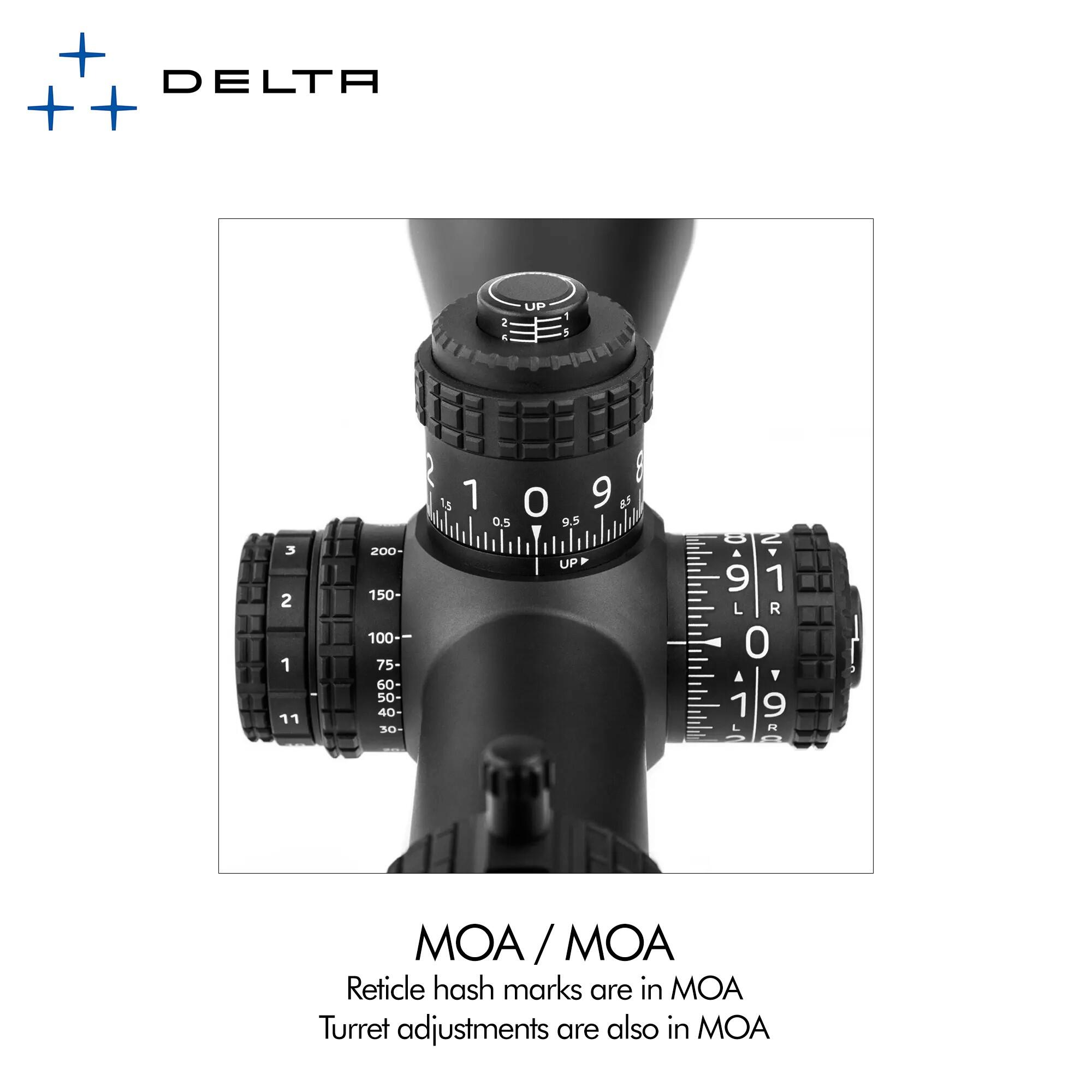 Scope Delta Optical Stryker HD 5-50X56 SFP IR (DLS-2 MOA) 6/7
