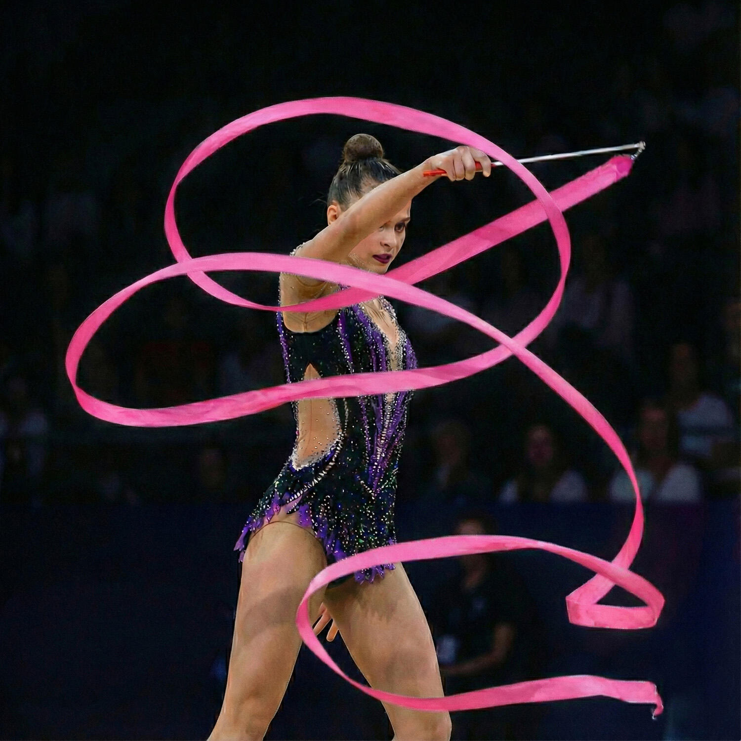 Cinta Gimnasia Rítmica Carola Gelo 4M Rosa 2/4