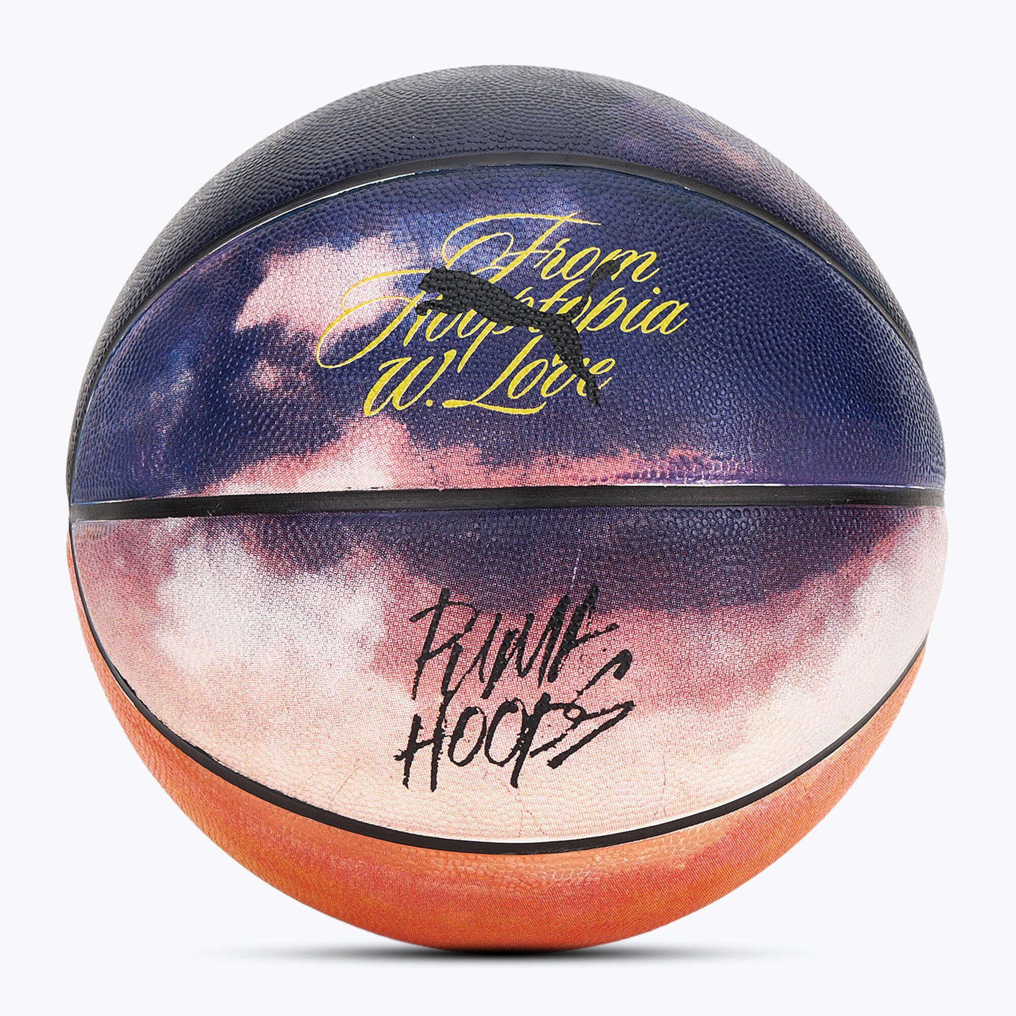 Piłka do koszykówki PUMA Hooptopia Sunset Basketball 1/4