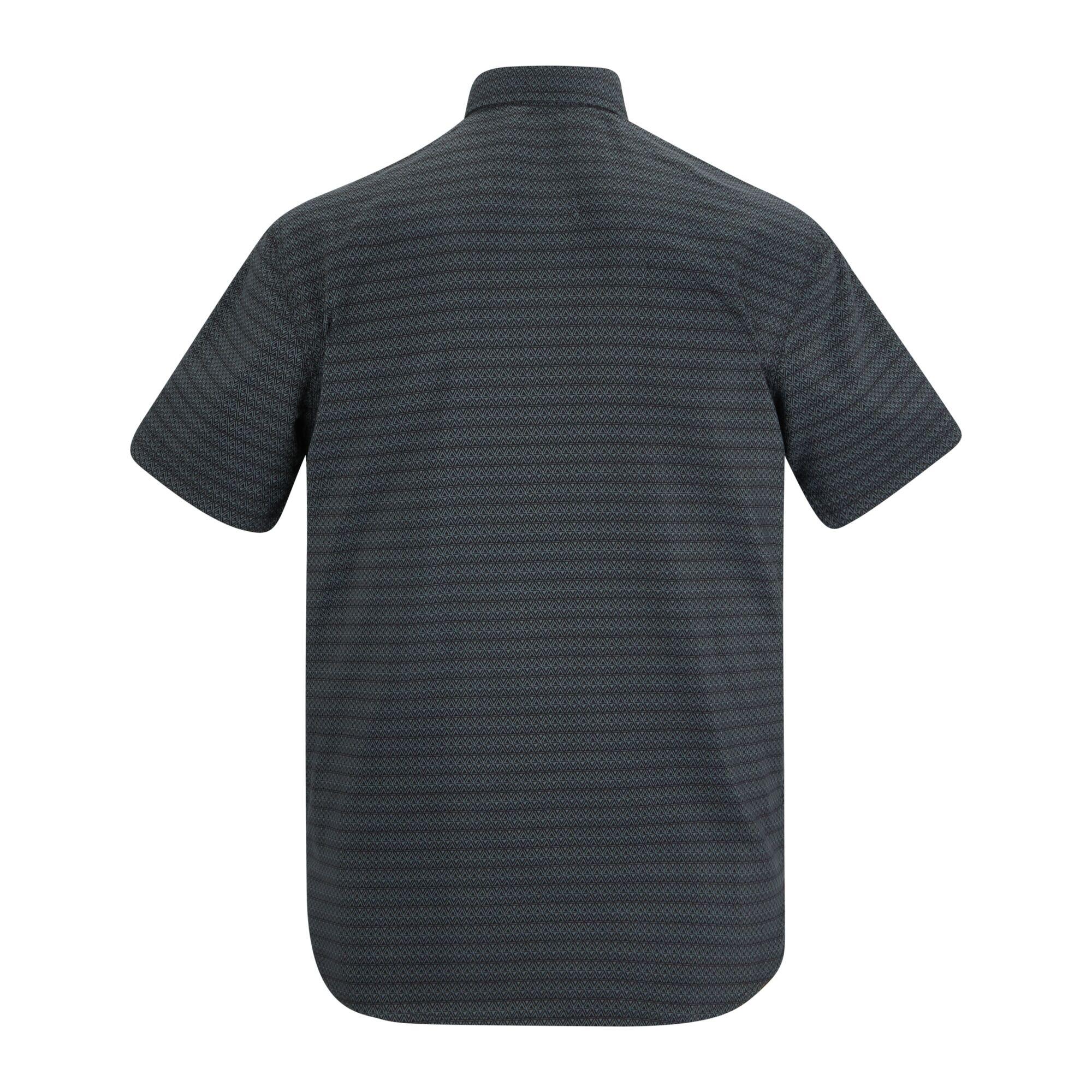 Mindano Camicia Triangolo Maniche Corte Uomo Regatta Tempesta Oscura 2/5