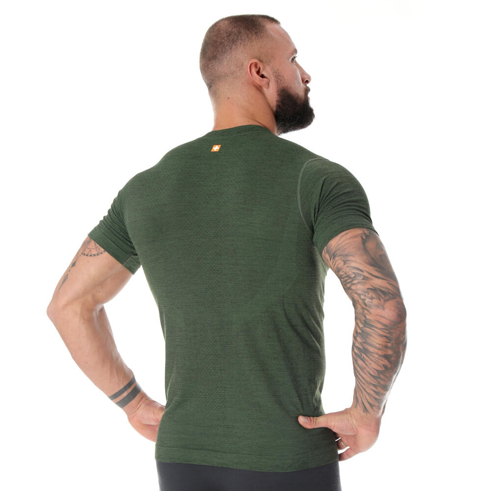 Koszulka turystyczna OUTDOOR WOOL PRO z wełną merino Męska 3/4