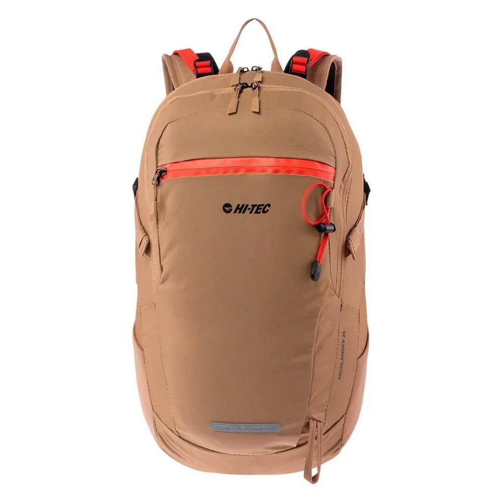 Highlander 25L Backpack (Light Brown/Orange)