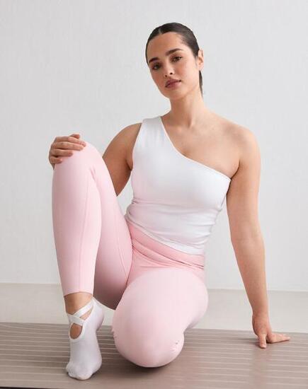 Femme Soutien-gorge de sport Sans Couture à Une Bretelle Blanc