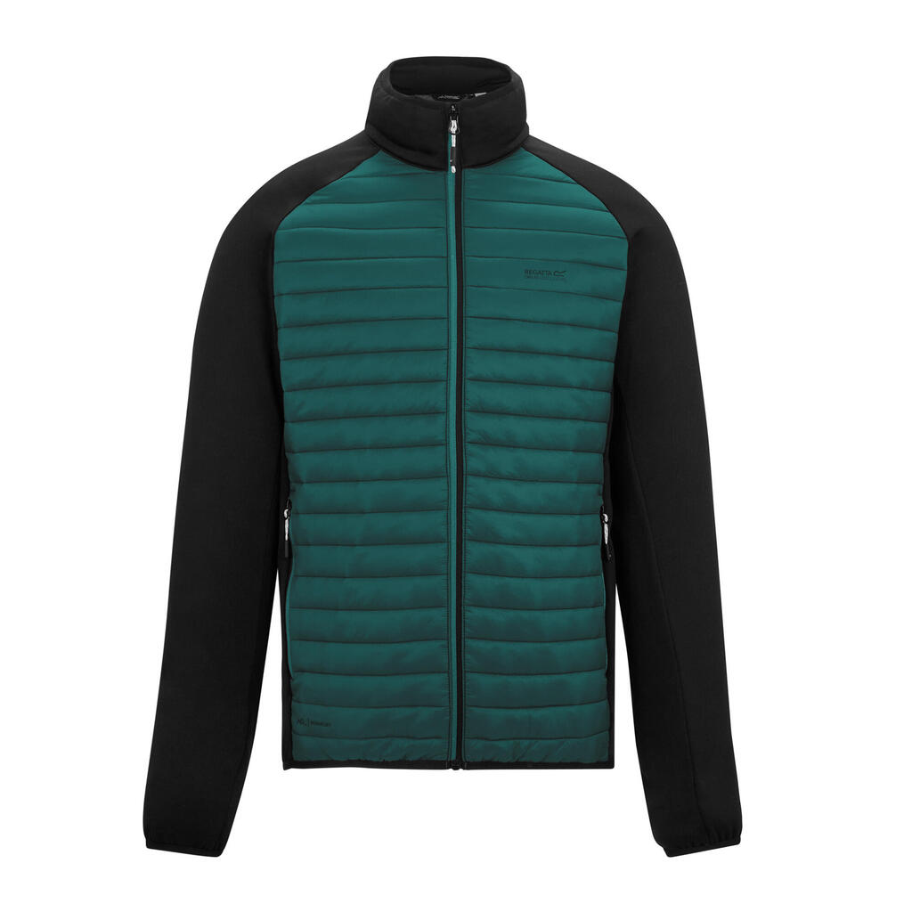Mens Clumber Hybrid Jacket (Mediterranean Green/Black)