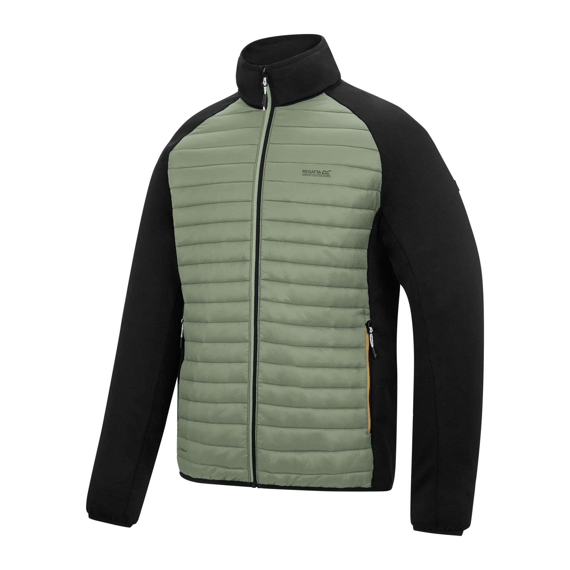 Veste Hybride CLUMBER Homme (Vert Pâle / Noir) 3/5