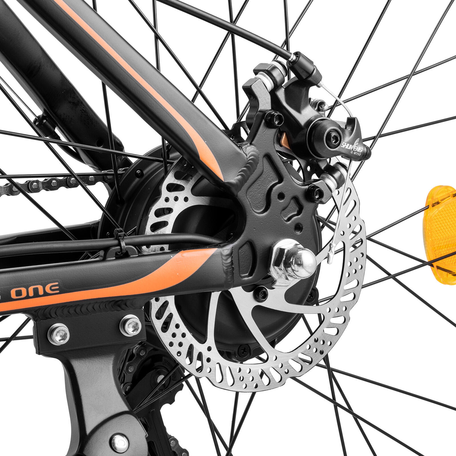 Bicicleta elétrica Fafrees 26Hailong One com bateria removível de 36V 13,5Ah 5/7