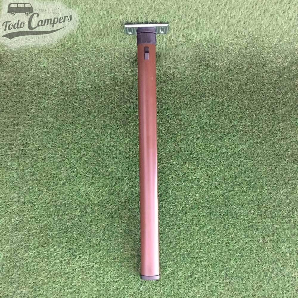 Pata plegable plana para mesa camper - Marrón 2/4