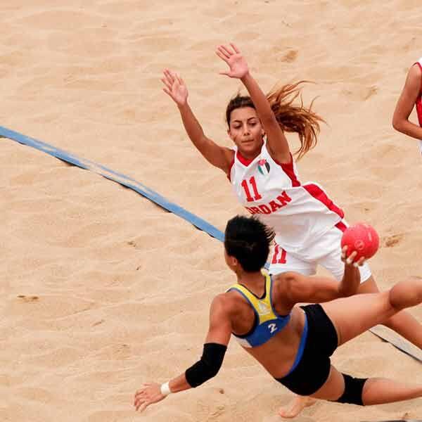 Juego Cintas PVC Delimitadoras Balonmano Playa Zastor BH50 4/4