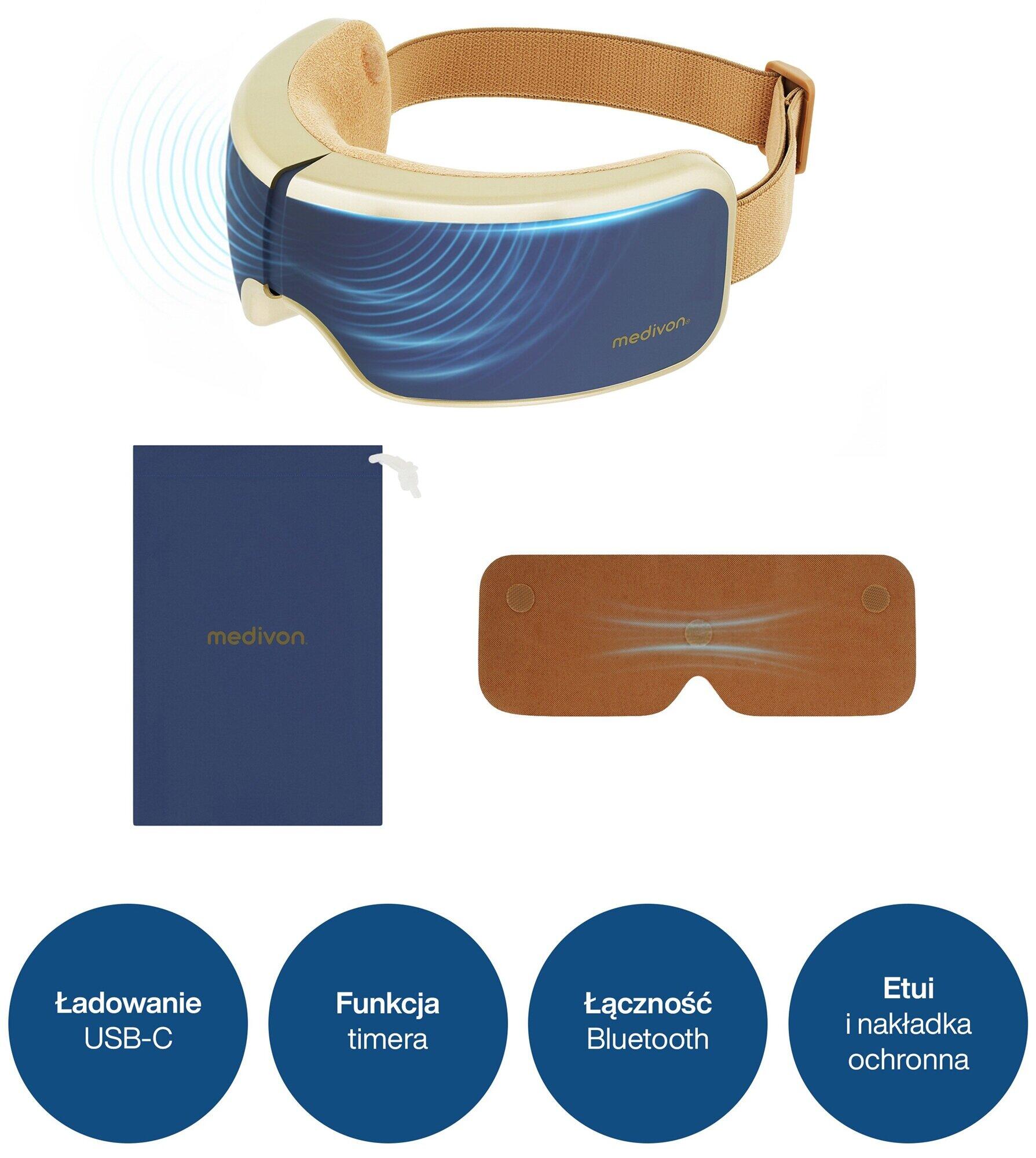 Medivon Horizon PRO 2 Masajeador Shiatsu para Ojos y Cabeza Relajación Profunda 2/7