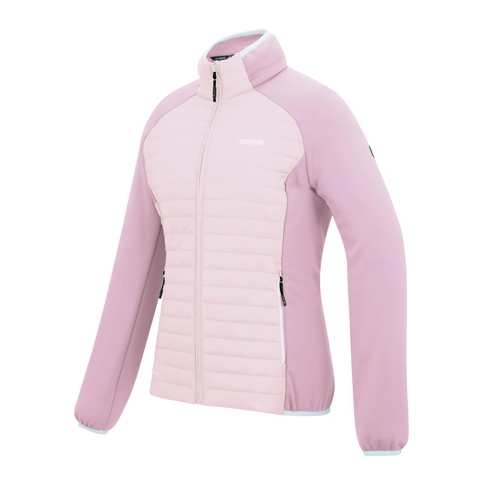 Womens/Ladies Clumber Hybrid Jacket (Pink Haze/Powder Lilac) 3/5