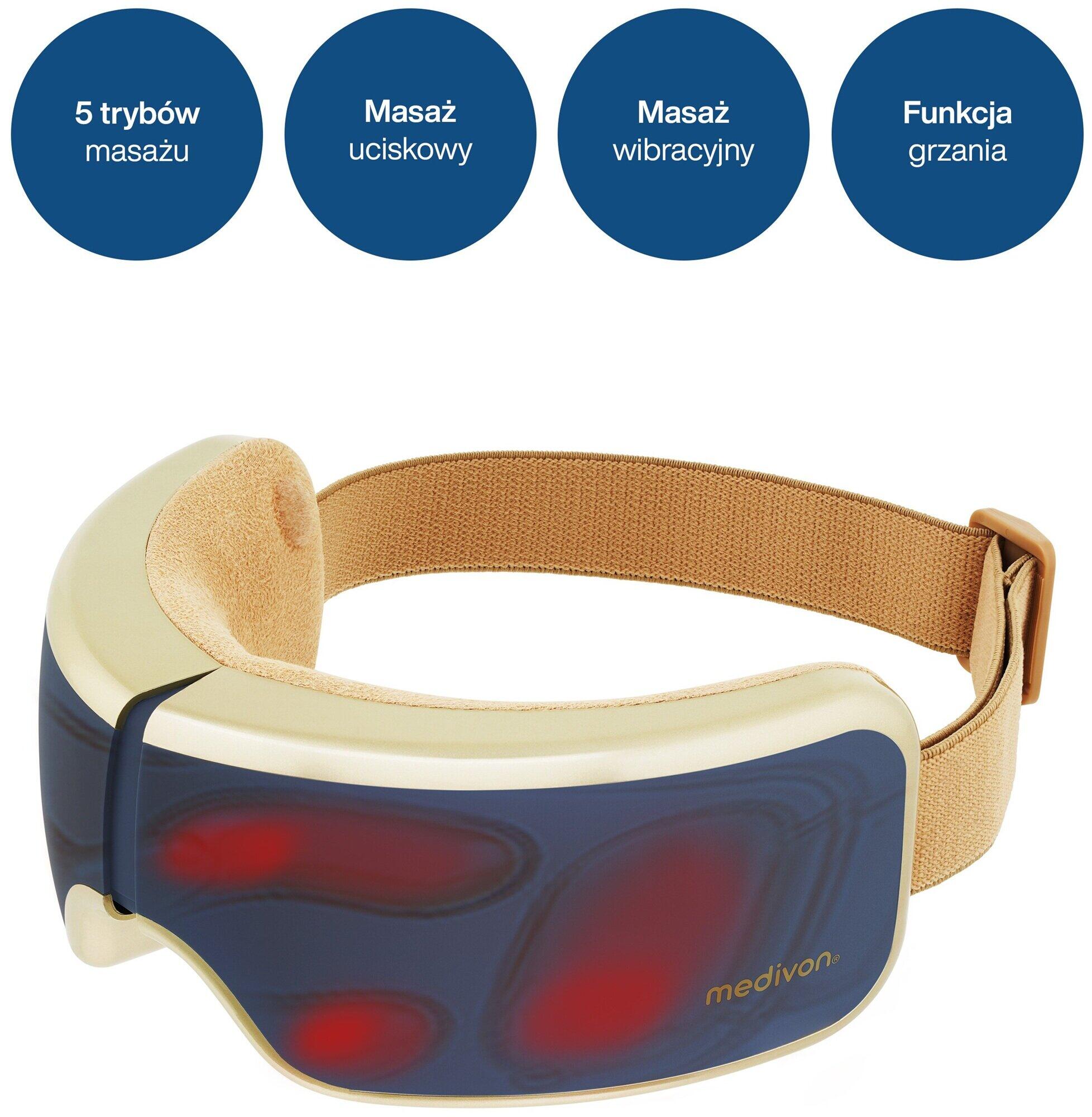 Medivon Horizon PRO 2 Masajeador Shiatsu para Ojos y Cabeza Relajación Profunda 5/7