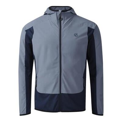 Heren endurance windbestendige waterafstotende stretch midlayer met capuchon