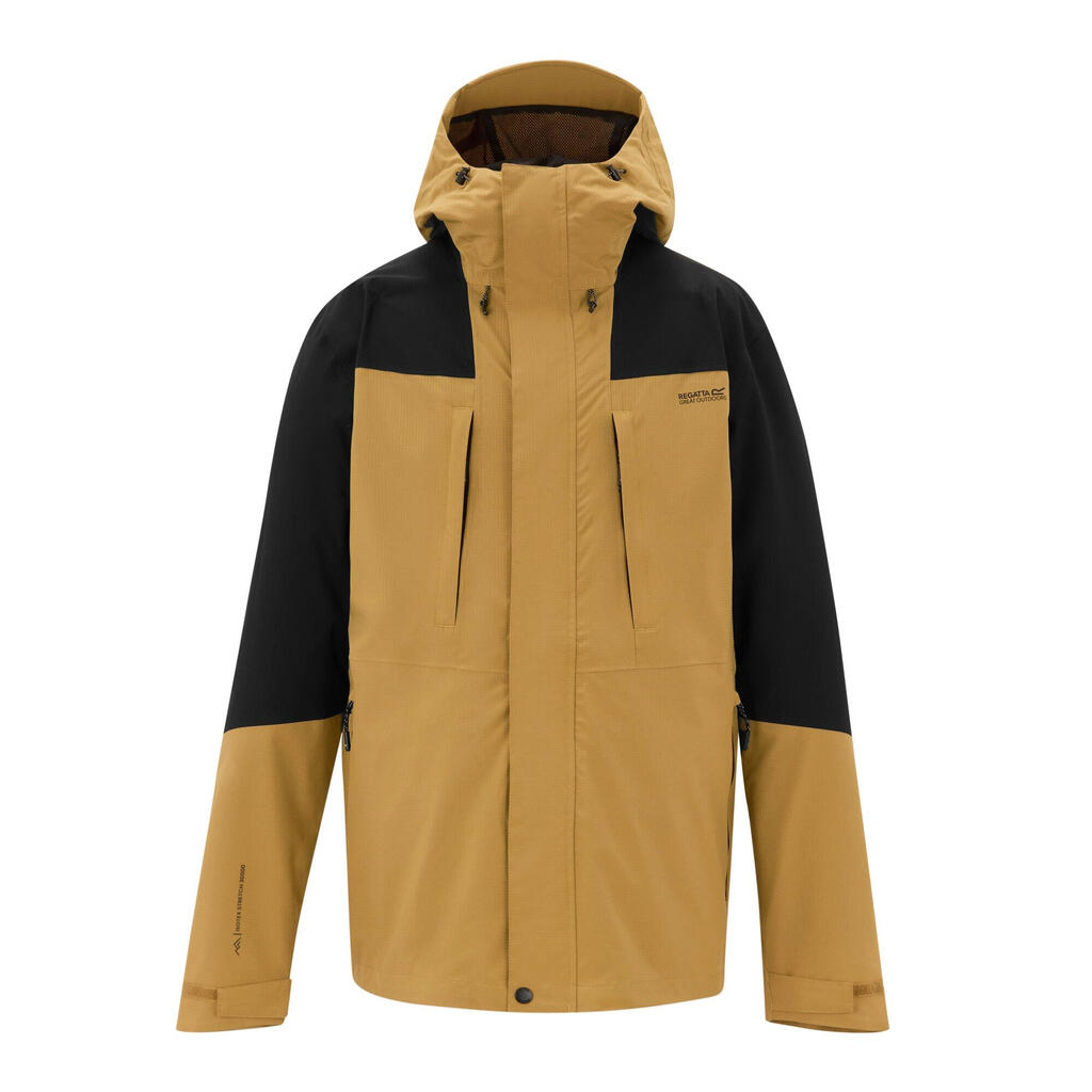 Mens Freesdale Waterproof Jacket (Wood Brown/Black)