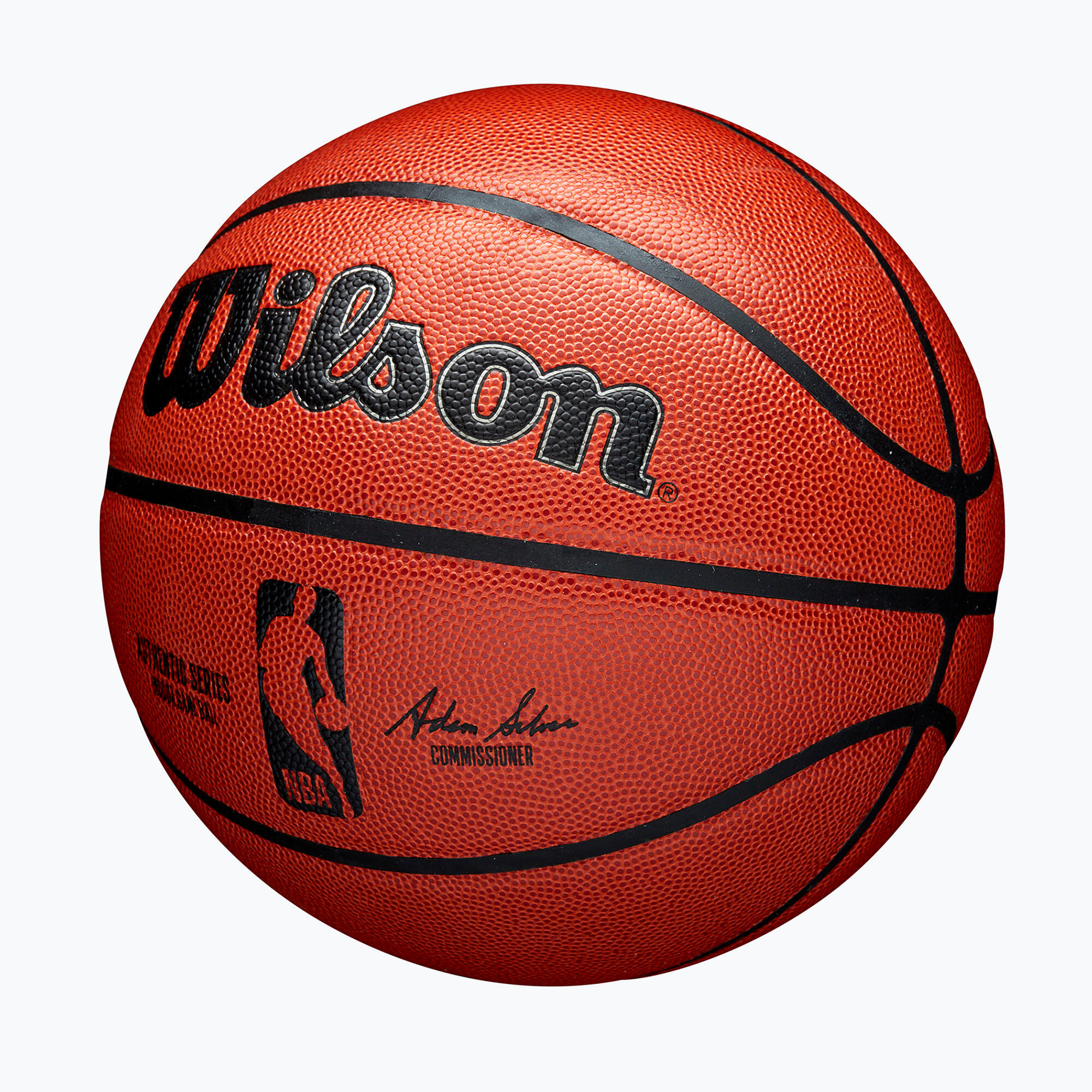Piłka do koszykówki Wilson NBA Authentic Indoor orange rozmiar 5 3/7
