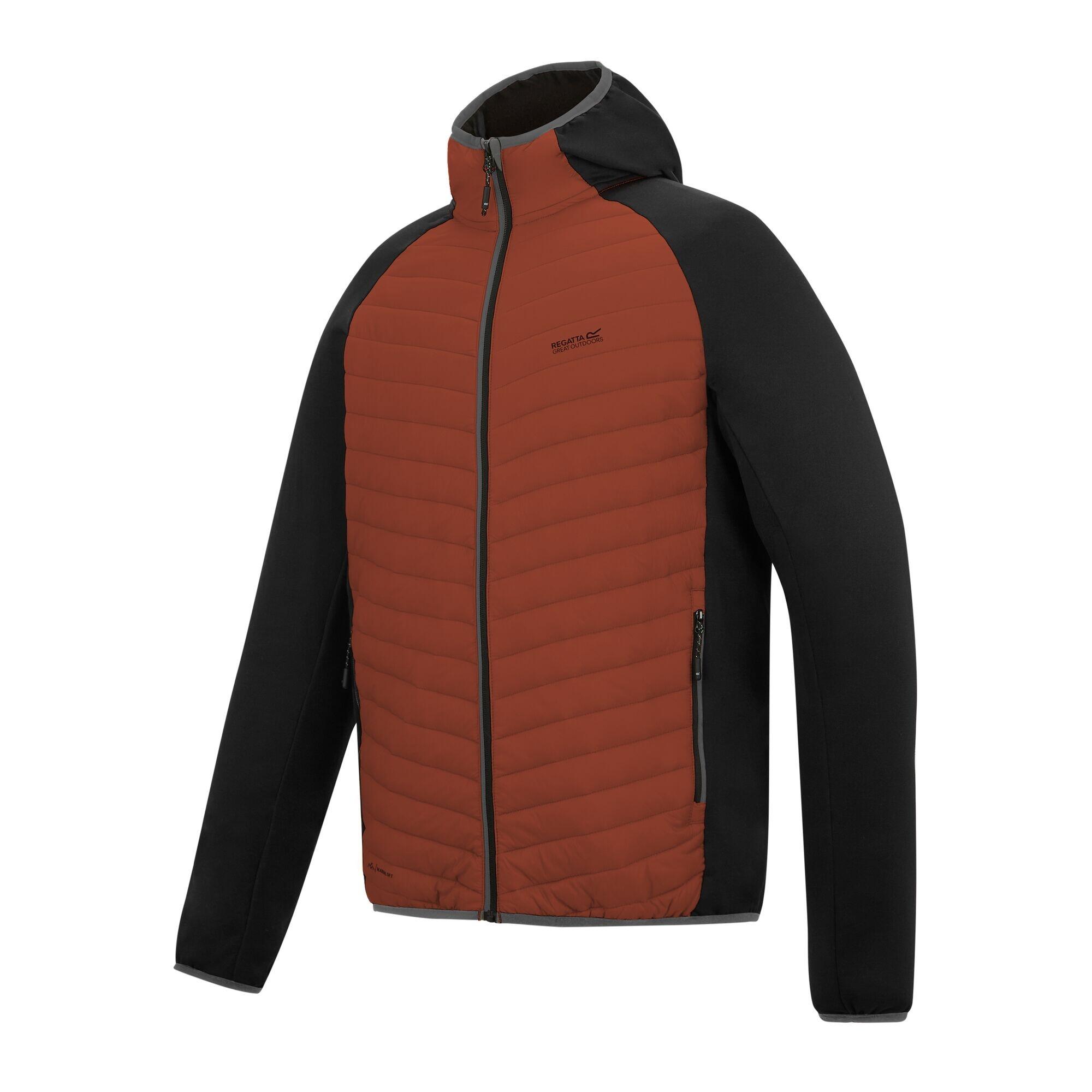 Veste Hybride ANDRESON Homme (Orange Foncé / Noir) 3/4