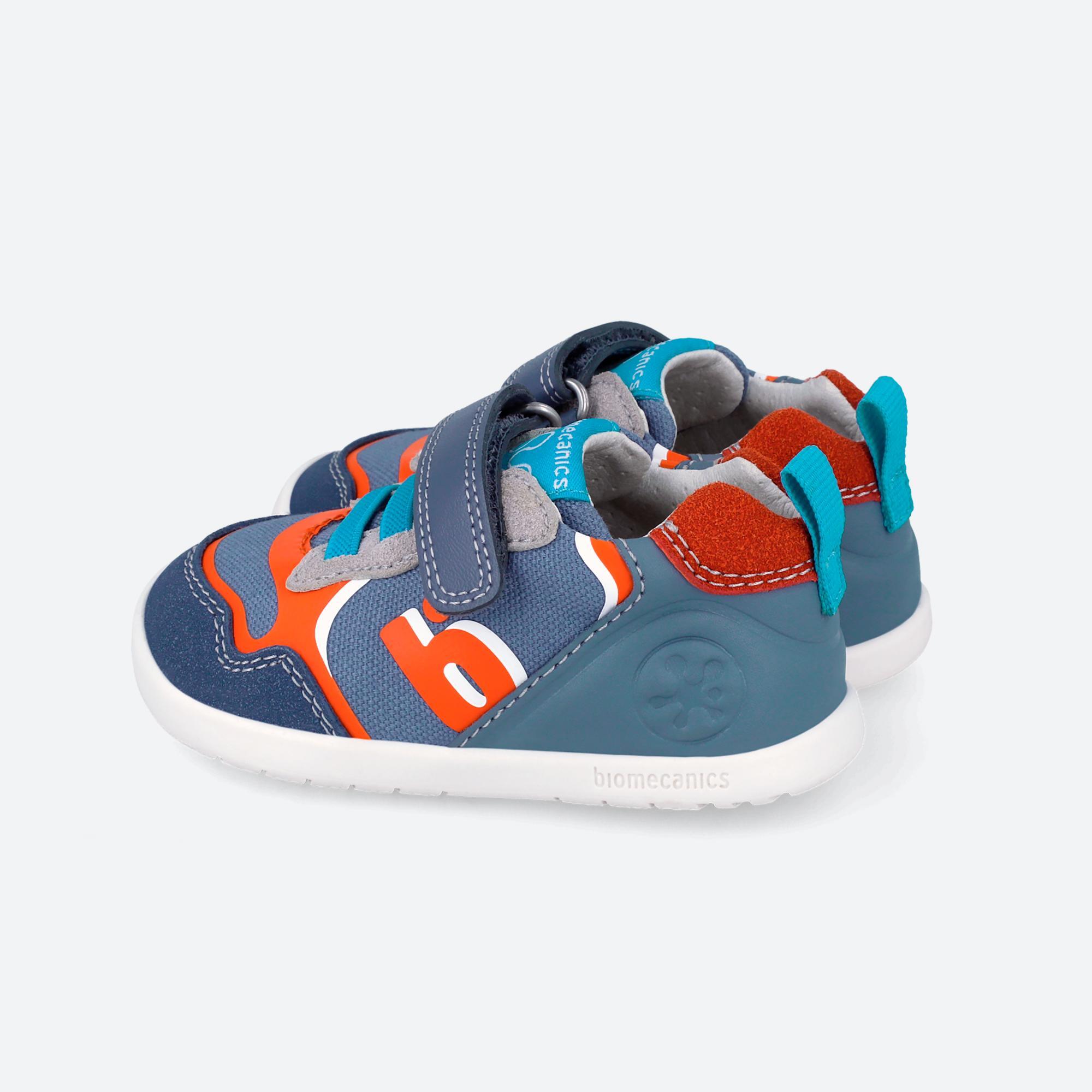 Zapatillas Barefoot Bebé Biomecanics 262158A Azules Cierre adherente 5/7