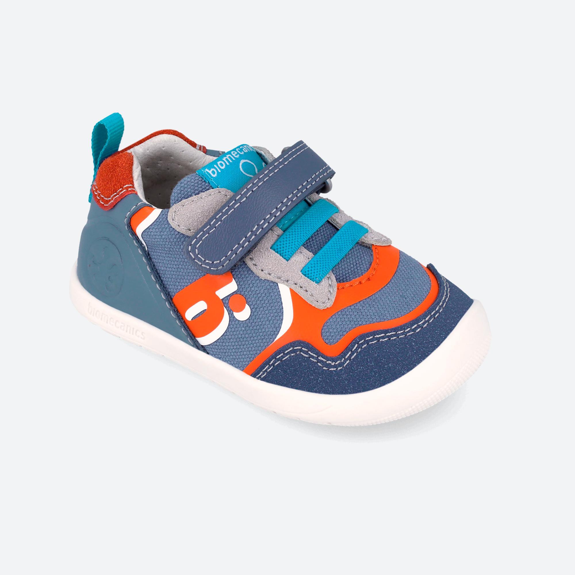 Zapatillas Barefoot Bebé Biomecanics 262158A Azules Cierre adherente 4/7