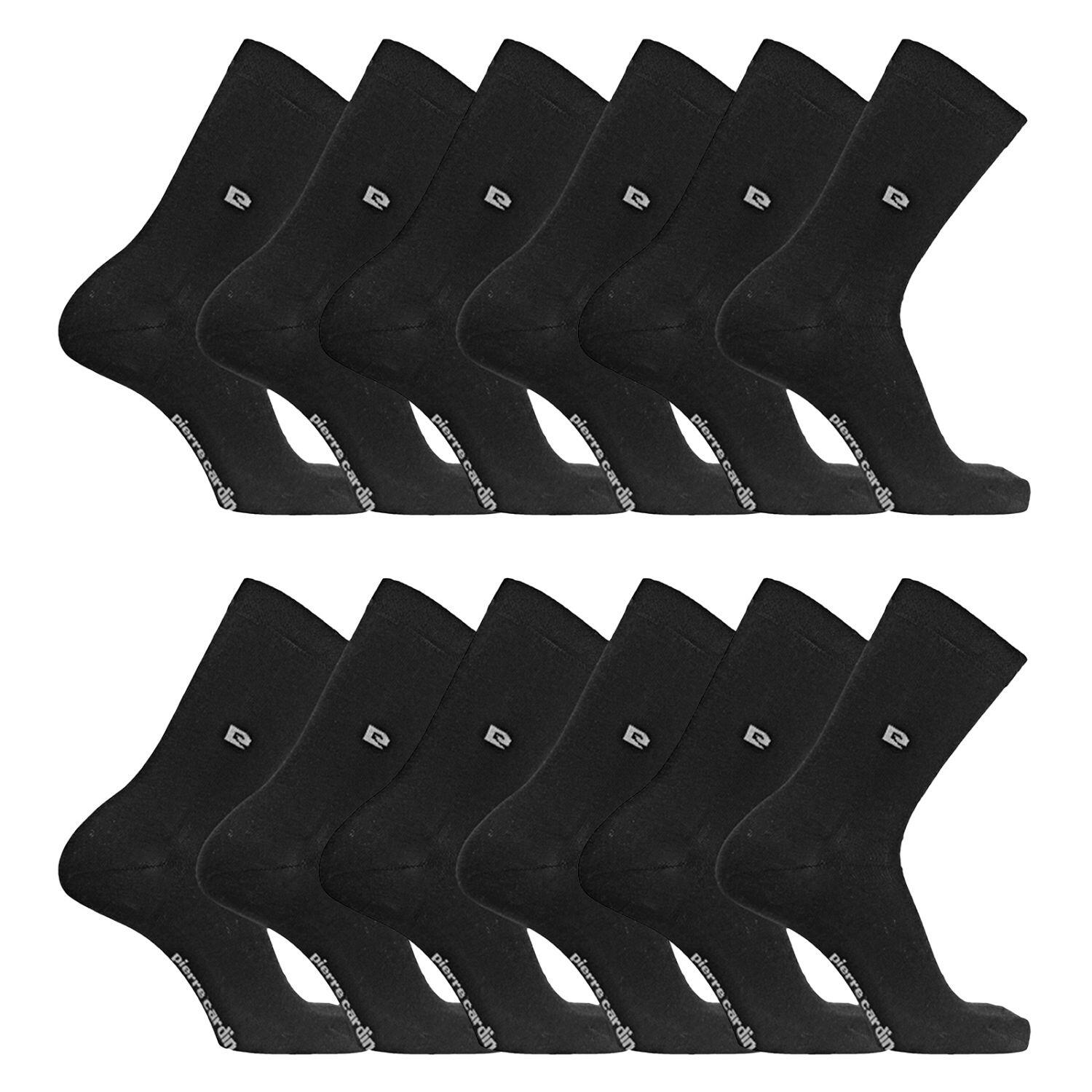 Lot de 6 Paires de chaussettes de ville unies modèle PC 00399 1/3