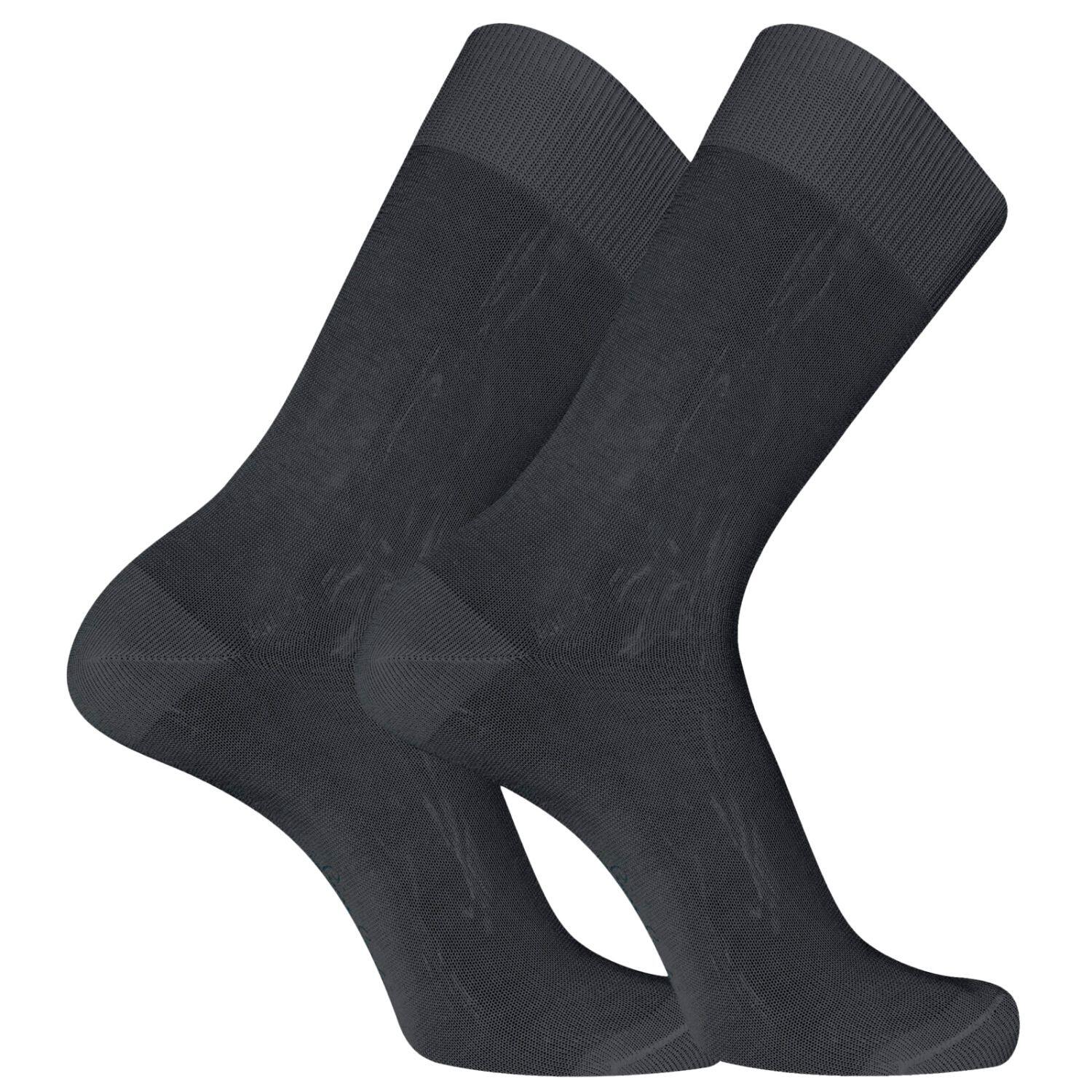 Lot de 6 Paires de chaussettes de ville en Fil d'Ecosse modèle 0110 2/5