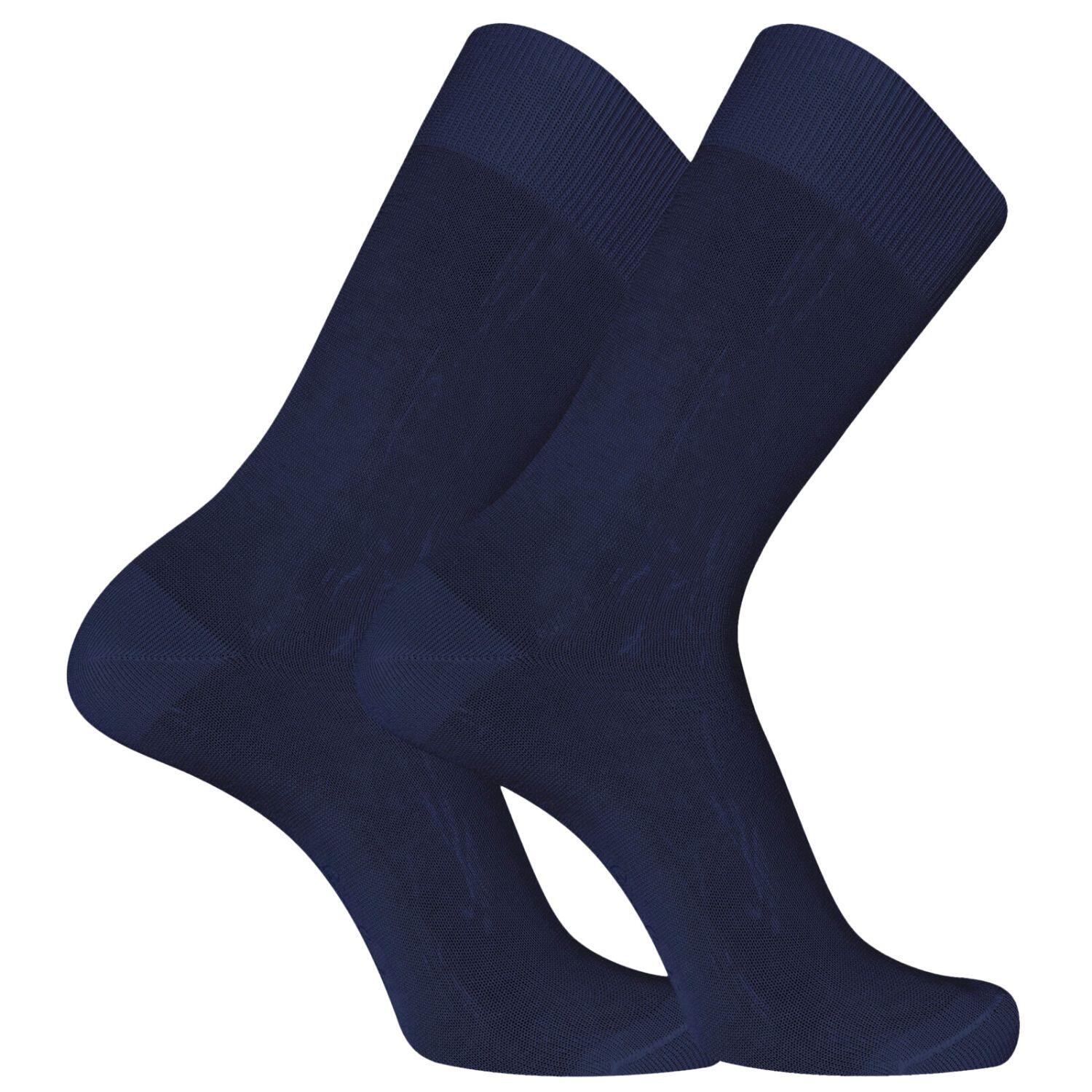 Lot de 6 Paires de chaussettes de ville en Fil d'Ecosse modèle 0110 4/5