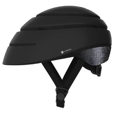Casco da bicicletta riflettente. Casco pieghevole urbano.