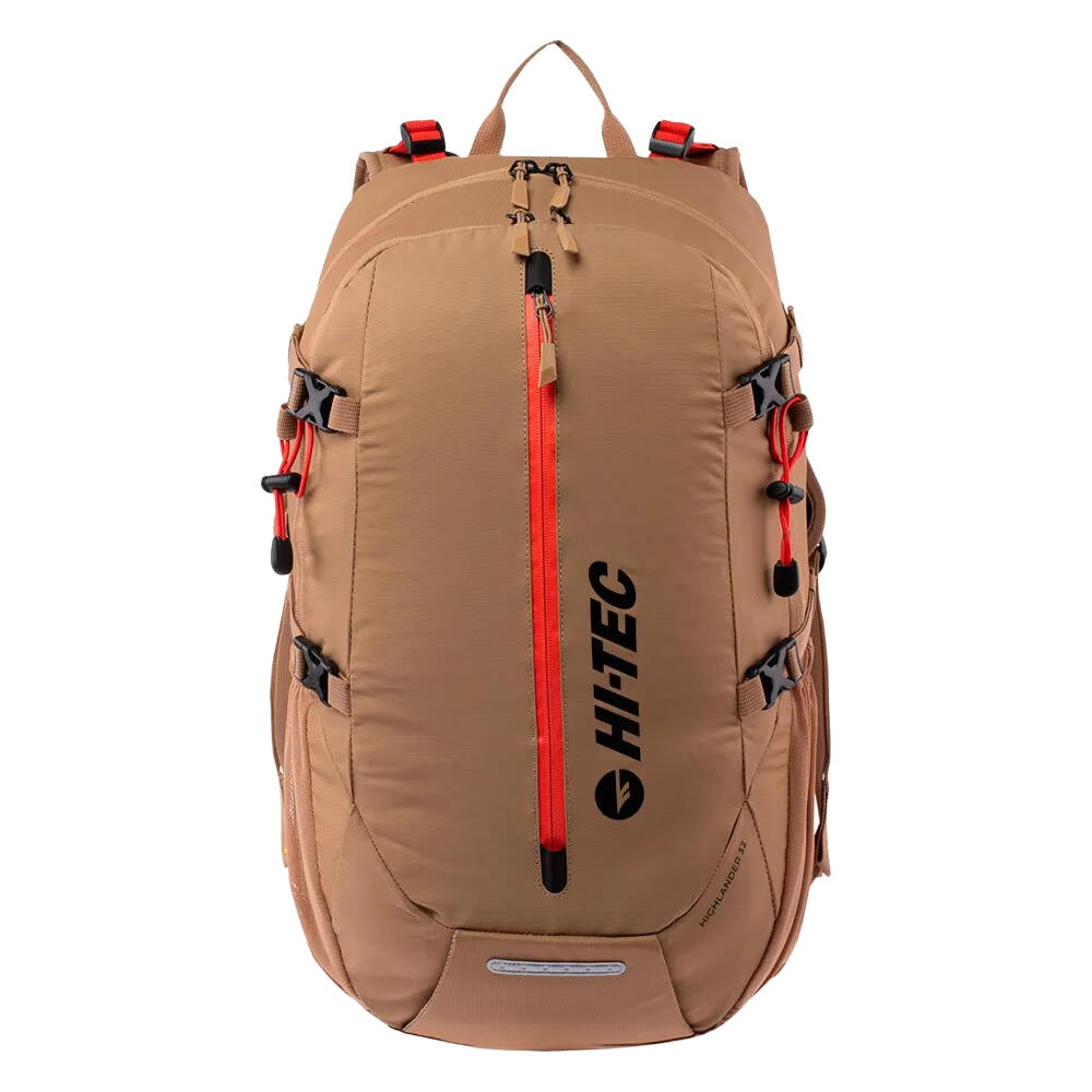 Highlander 32L Backpack (Light Brown/Orange)