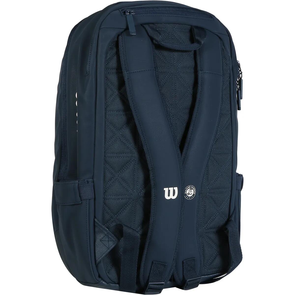 MOCHILA WILSON ROLAND GARROS MARINO 2025 3/4