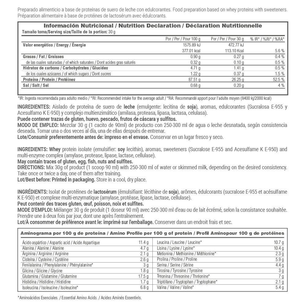 Isolate 90 CFM - 1,8 kg Chocolat Blanc de MASmusculo 5/6