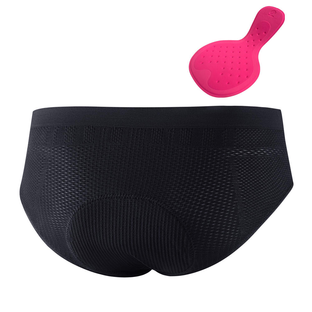Majtki pod szorty rowerowe damskie Brubeck 3D z wkładką 2/5