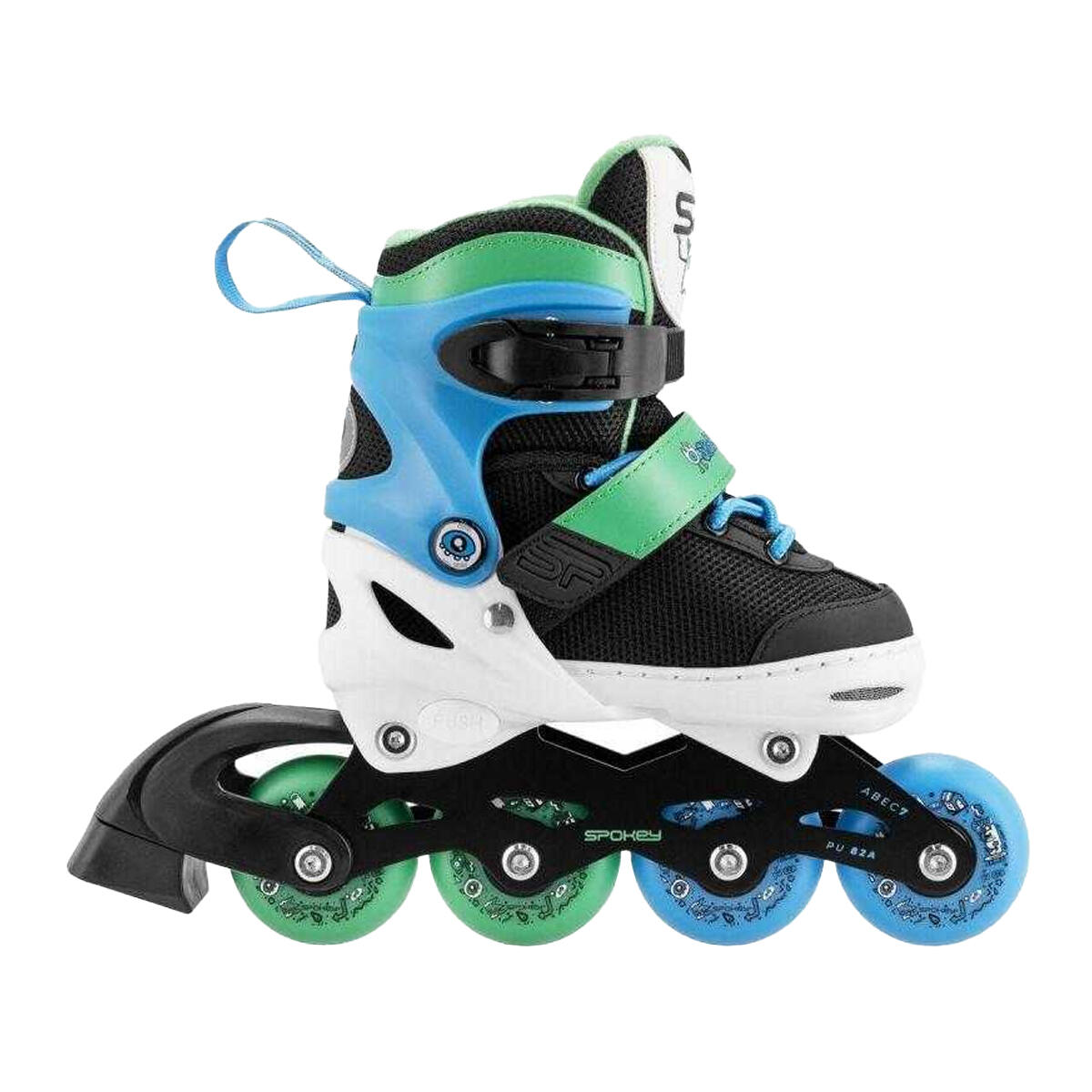 Patines en Línea Joy para Niños/Niñas Azul, Verde 2/4