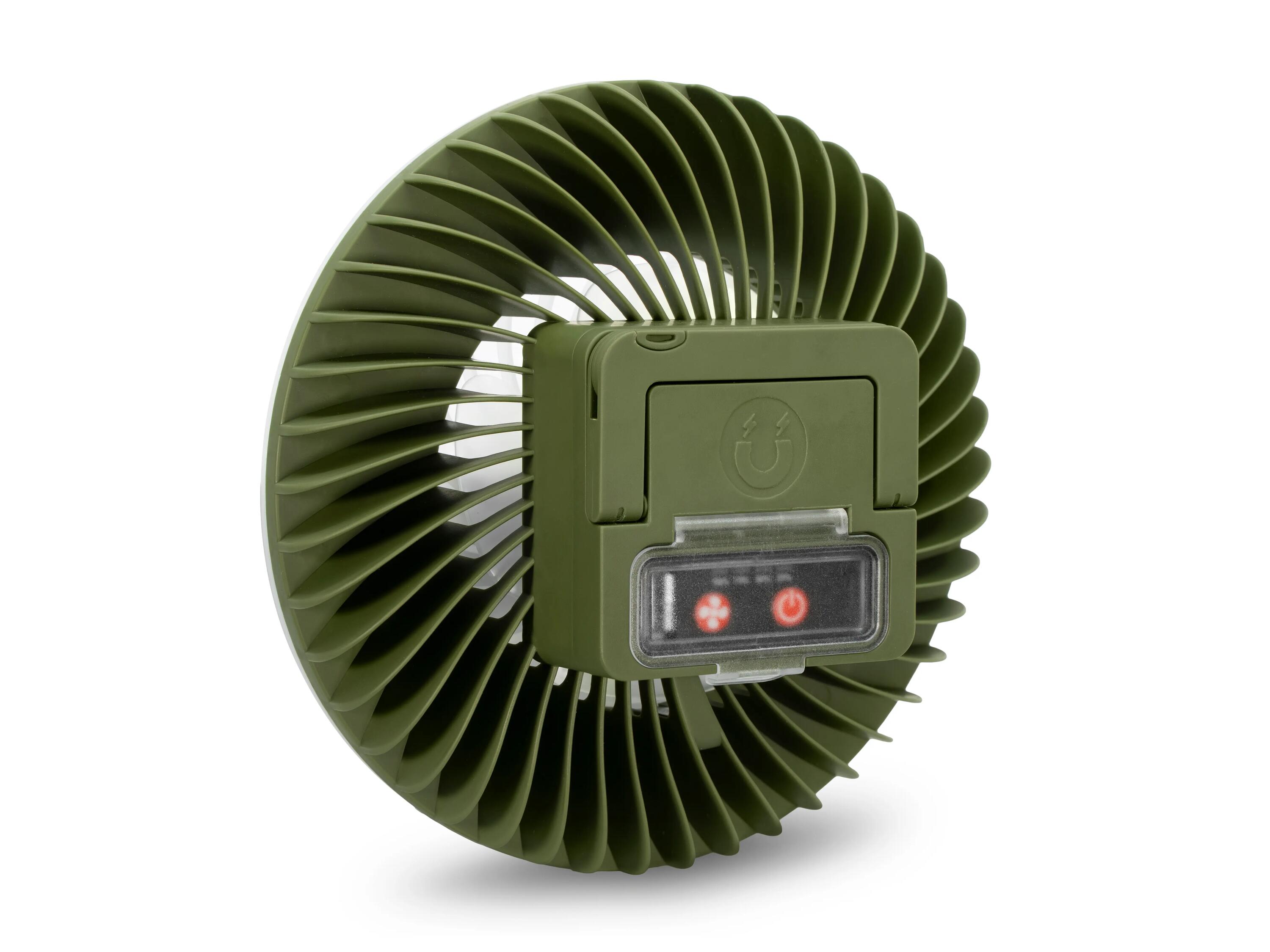 Ventilatore con luce LED - Ventix 7W/4400mAh - 14 ore di batteria 4/6