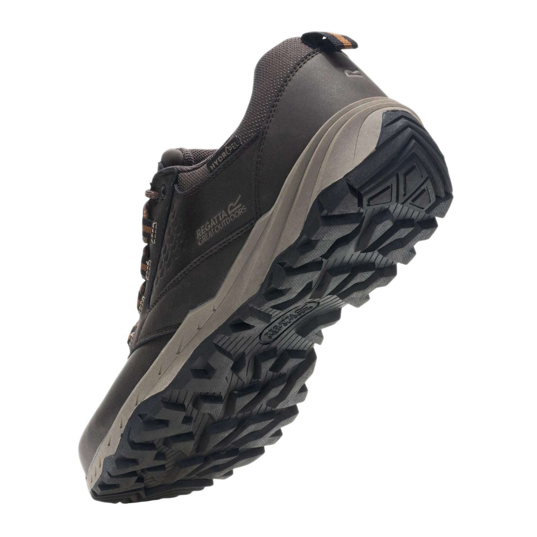 Chaussures Basses De Marche AMBLE Homme (Marron Gris Foncé / Marron Clair) 2/5