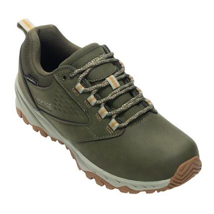 Heren Amble Waterdichte Lage Afgesneden Wandelschoenen (Donker Khaki/Bosbruin)