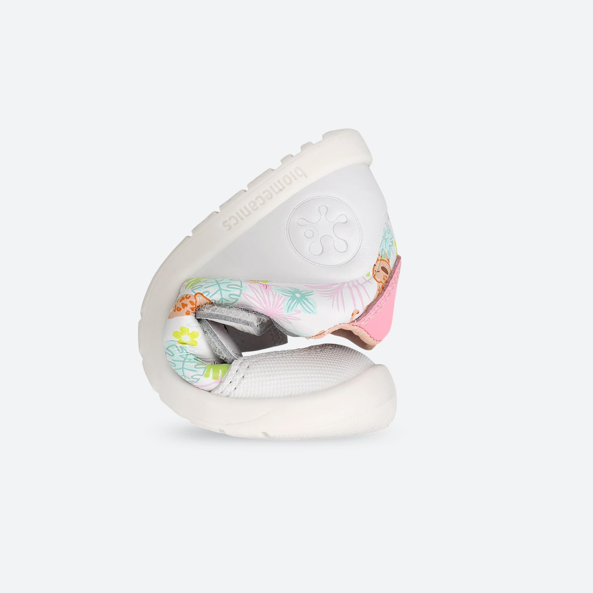 Sapatilhas Barefoot Bebé Biomecanics 262156A em Branco com Velcro 3/7