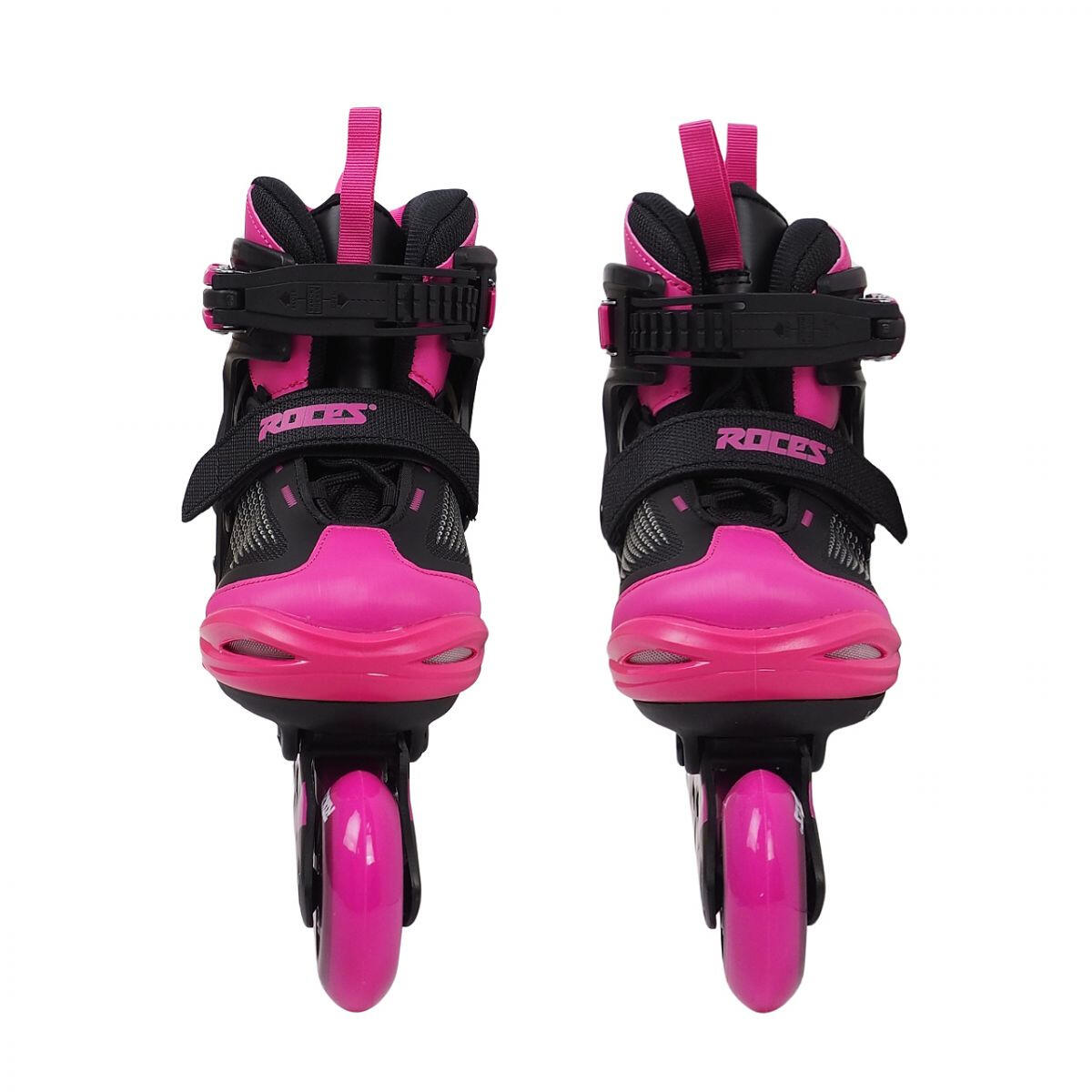 Meisjes Moody X Inline Rolschaatsen (Zwart/roze) 4/6